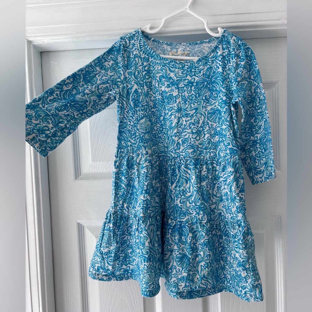 Lilly Pulitzer Mini Geanna Dress in the "Took Me By Sunrise"